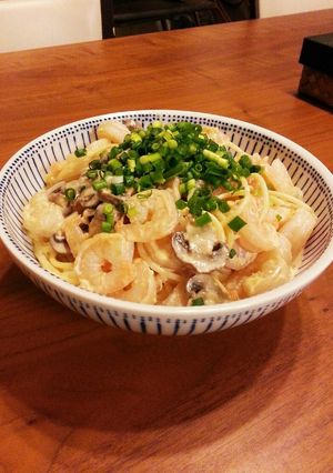 エビのクリームパスタ-レシピのメイン写真