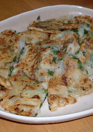 野菜チヂミ★冷蔵庫にあるもので-レシピのメイン写真