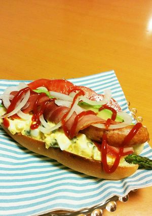 ごて盛りドッグ-レシピのメイン写真