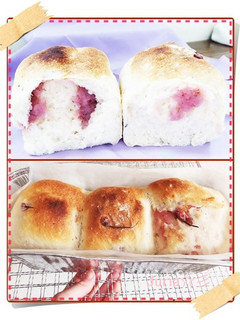 HB簡単★あんこロール食パン&ちぎりパン-レシピのメイン写真
