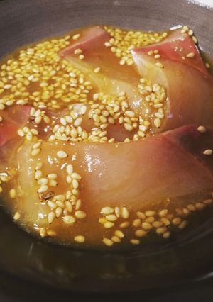 鰤の黄身和え-レシピのメイン写真