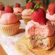 至福❤苺のカップケーキ
