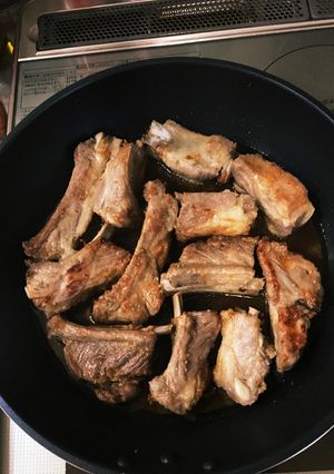 焼き肉のタレとフライパンで簡単スペアリブ-レシピのメイン写真