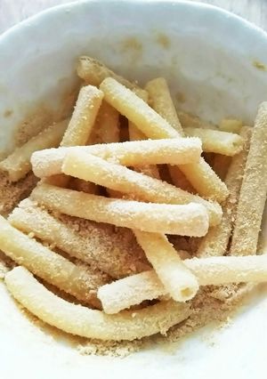 5分で子どもおやつ！マカロニのあべかわ-レシピのメイン写真