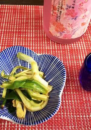 山菜 ウルイの麺つゆ漬け-レシピのメイン写真