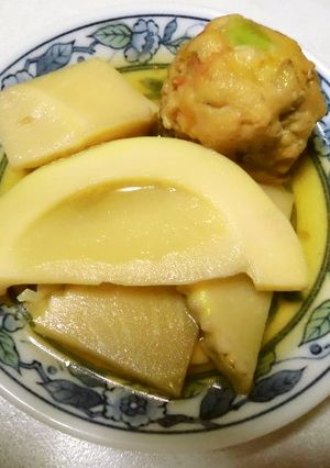 筍とひろうすの煮物-レシピのメイン写真