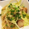 春キャベツとホタテのパスタ