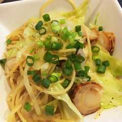 春キャベツとホタテのパスタ-レシピのメイン写真