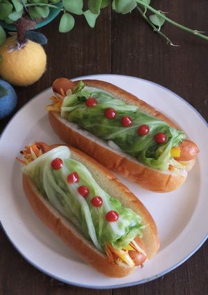 野菜もりもり！簡単ロールキャベツドッグ-レシピのメイン写真