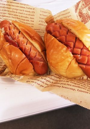 レンジDEホットドッグ-レシピのメイン写真