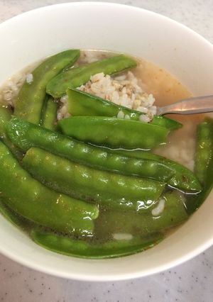 簡単!もち麦の残り物クッパ-レシピのメイン写真