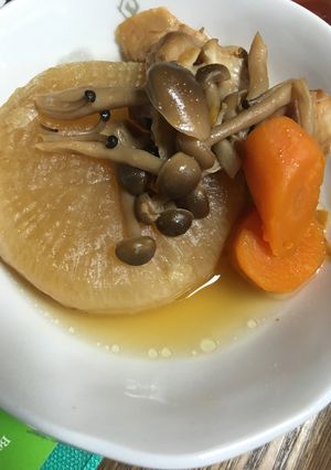 冷凍大根と鶏モモ肉煮-レシピのメイン写真