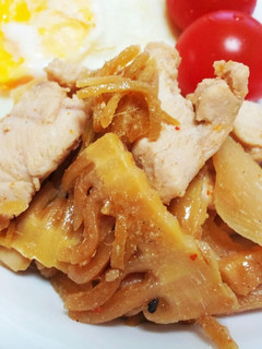 節約チキンと筍の甘辛炒め-レシピのメイン写真