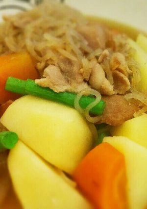 『 直産豚の肉じゃが』-レシピのメイン写真