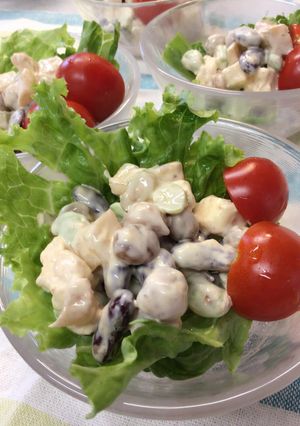 お豆さんサラダ-レシピのメイン写真