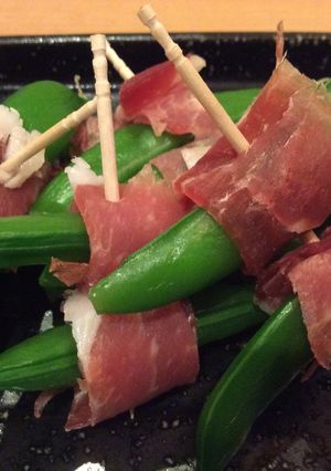 スナップえんどう生ハム巻き-レシピのメイン写真