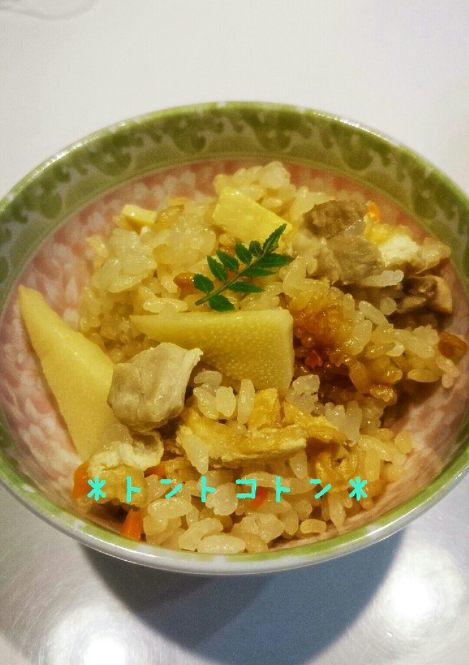 たけのこと鶏肉の炊き込みご飯-レシピのメイン写真