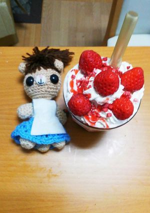 苺のアイススムージー-レシピのメイン写真