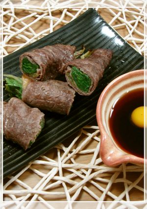 牛肉のレタス巻き♪-レシピのメイン写真
