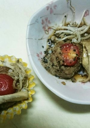 挽肉とミニトマトの包み焼き-レシピのメイン写真