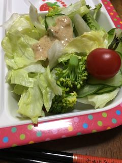ごはん時の付け合わせに☆ごまドレサラダ-レシピのメイン写真