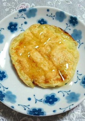 離乳食初期の残りで！大人用ホットケーキ♪-レシピのメイン写真