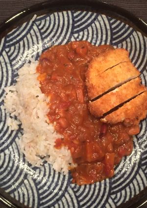 チキンカツレツとトマトカレー-レシピのメイン写真