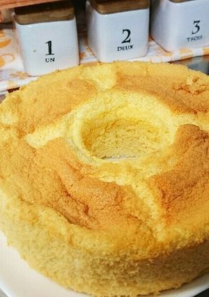 材料４つ☆米粉シフォンケーキ♪離乳食にも-レシピのメイン写真