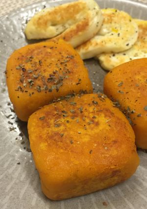 【もちもち】かぼちゃチーズ-レシピのメイン写真