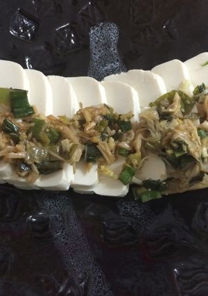 塩豆腐のネギ炒めのせ-レシピのメイン写真