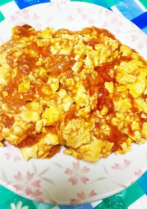 ☆トマトとふわふわ玉子の炒め物♡-レシピのメイン写真