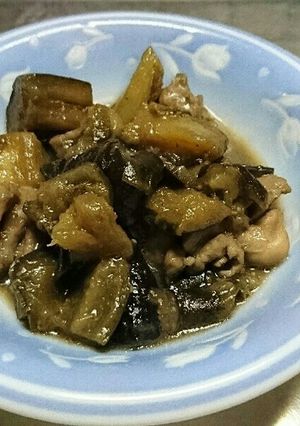 茄子と鶏肉の醤油煮-レシピのメイン写真