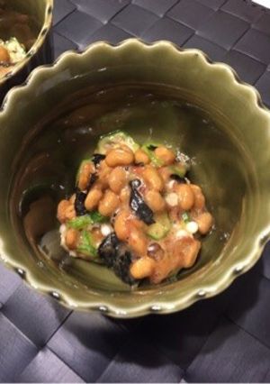 エゴマ油入り納豆-レシピのメイン写真