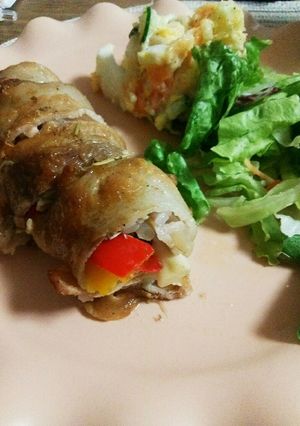 野菜豚肉巻き♪-レシピのメイン写真