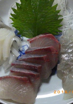 ハマチの刺身-レシピのメイン写真