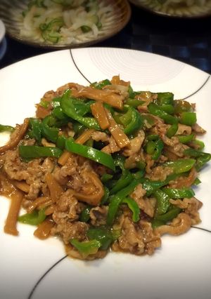 メンマで簡単！なんちゃって青椒肉絲-レシピのメイン写真
