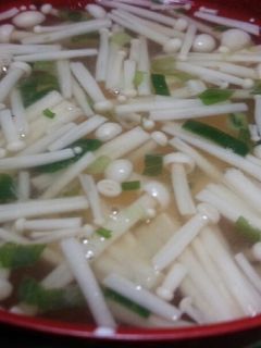 えのきとネギと豆腐の味噌汁-レシピのメイン写真