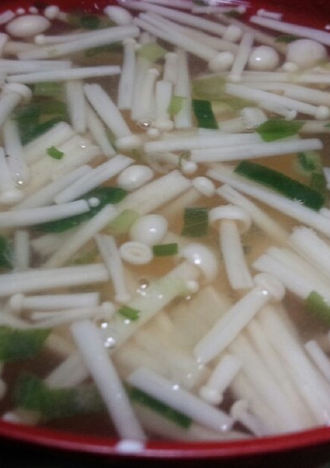 えのきとネギと豆腐の味噌汁-レシピのメイン写真
