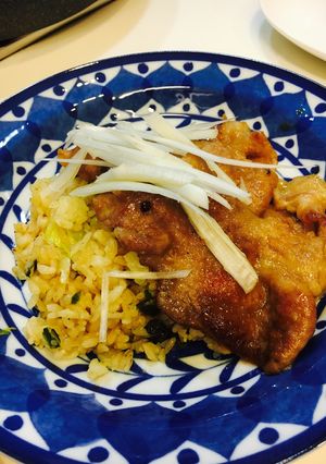 簡単☆チャーハン＆豚の生姜焼き盛り-レシピのメイン写真