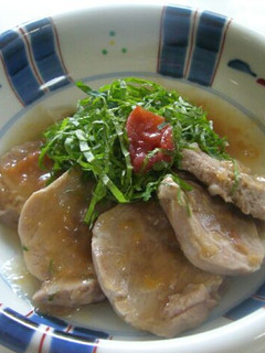 豚肉の梅肉蒸し-レシピのメイン写真