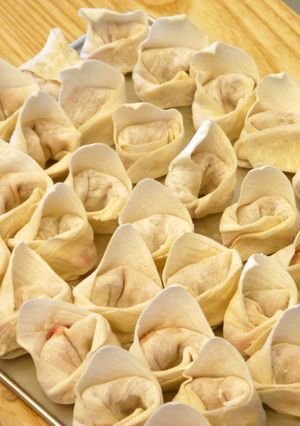 台湾☆子供がよく食べる♪豚肉ワンタン-レシピのメイン写真