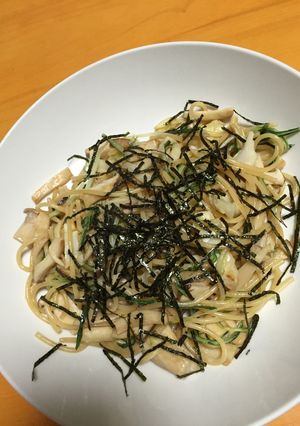 えりんぎのぽん酢マヨパスタ-レシピのメイン写真