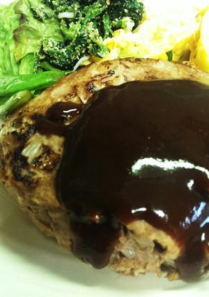 新玉ねぎたっぷり簡単♪ハンバーグ-レシピのメイン写真