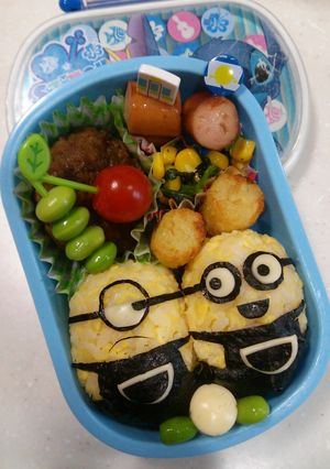キャラ弁☆ミニオンズ-レシピのメイン写真