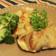 鶏肉のきのこソテーとスイスチーズのせ