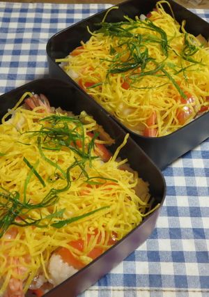 簡単海鮮ちらし(桃屋編)-レシピのメイン写真