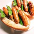 シマシマごてもり★マヨ炒めドッグ