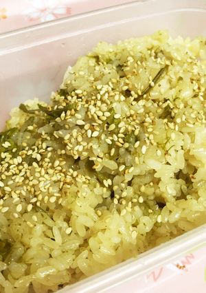 こしあぶらのおこわ　炊飯器で簡単！！-レシピのメイン写真