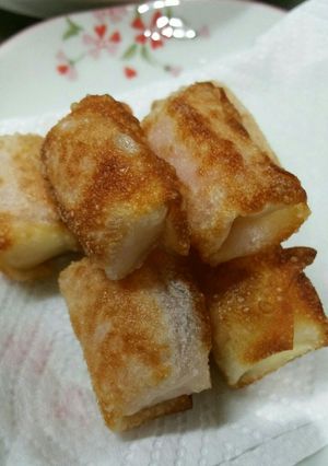 ハムとチーズの簡単春巻風おつまみ-レシピのメイン写真
