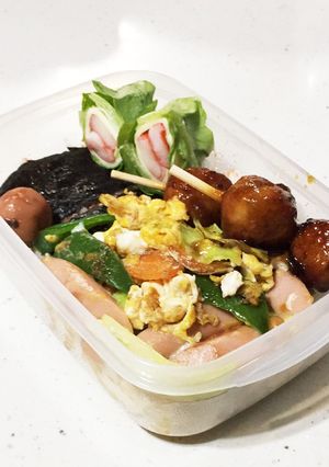 ☆お弁当☆サラダスティック巻き-レシピのメイン写真